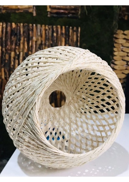Renkli Avize Başlık (Krem) 22 cm E27 Duy Uyumlu (Askı Takımsız) modelleri