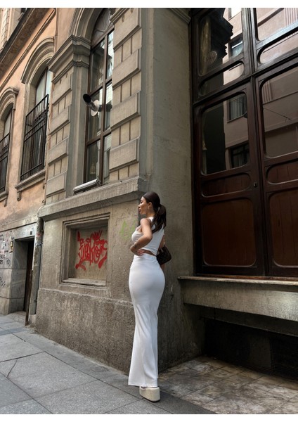 Tango Yırtmaç Detay Ikili Takım 015298 Beyaz indirimleri