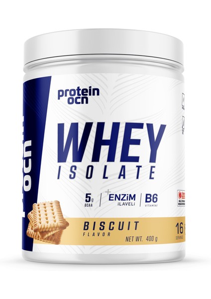 Whey Isolate Bisküvi - 400g - 16 Servis