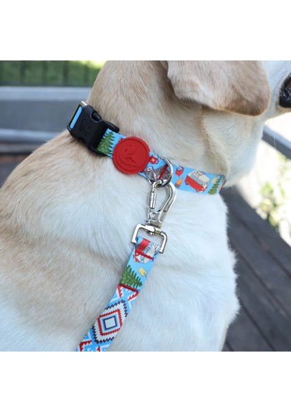 Dog.ist Happy Camper Premium Sürdürülebilir Küçük ve Orta Irk Köpek Boyun Tasması