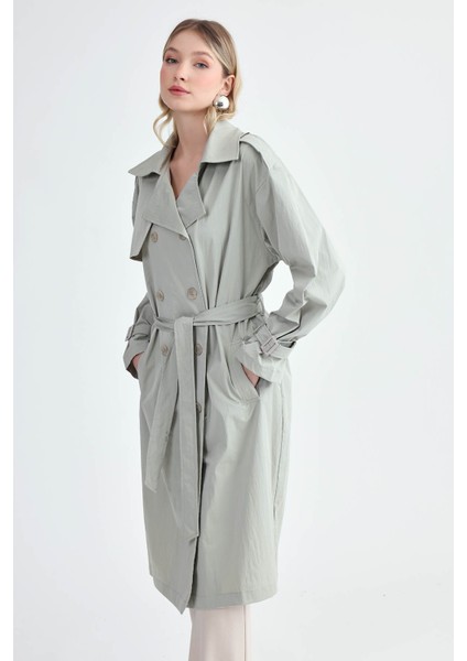 Kemerli Uzun Trençkot fırsatları