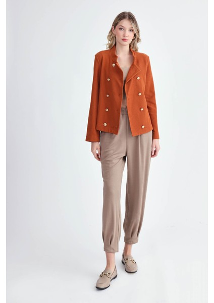 Gold Düğmeli Triko Ceket fiyatları