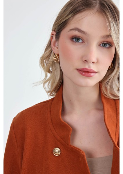 Gold Düğmeli Triko Ceket fırsatları