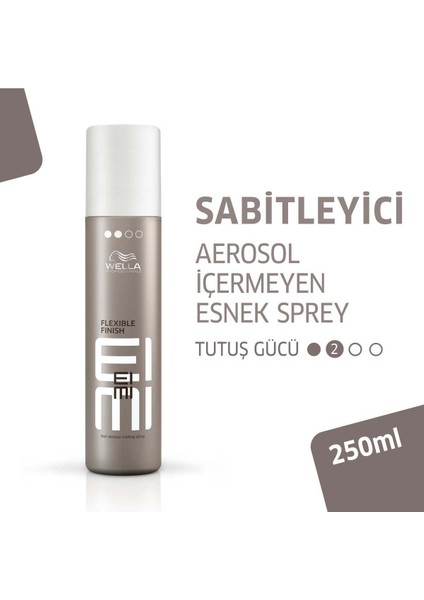 Professionals Eimi Flexible Esnek Sonlandırma Saç Spreyi 250 ml - Isı ve UV Işınlarına Karşı