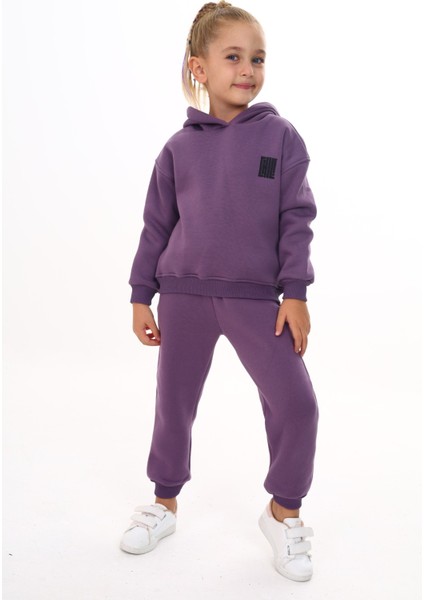 Kız Çocuk Nakışlı Eşofman Takım