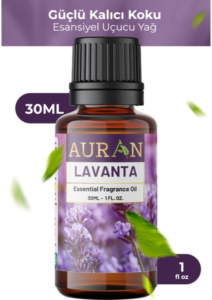 Lavanta Esansiyel Uçucu Koku Yağı Difüzör Esansı Buhurdanlık Yağı Aromaterapi Yağı 30ml