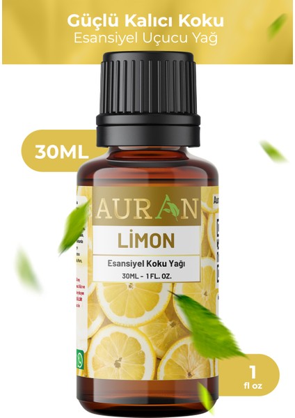 Limon Esansiyel Uçucu Koku Yağı Ortam Kokusu Doğal Yağ Sihirli Küre Hobi Esansı 30ml