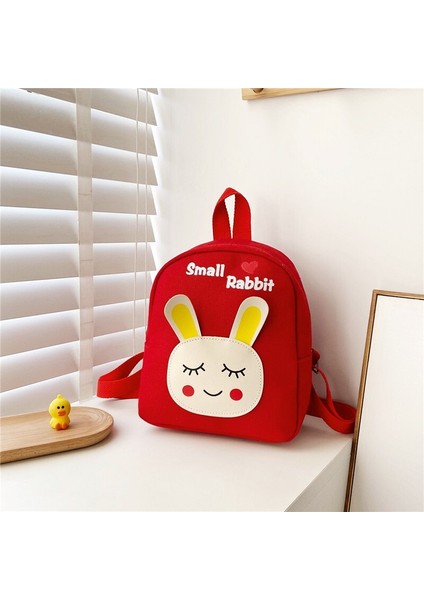 Çocuk Çantaları 1-3-5 Yaşında Kız Kanvas Sırt Çantası Sevimli Karikatür Kız Sırt Çantası Bebek Anaokulu Okul Çantası (Yurt Dışından)