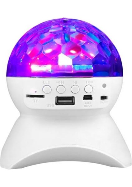 L740 Disko Topu LED Işıklı Şarjlı Bluetooth Hoparlör