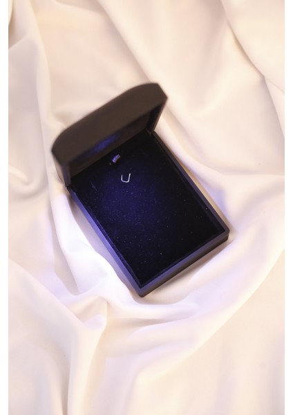 925 Ayar Gümüş,gold Kaplamalı,ışıklı Kutuda, Özel Tasarım Çiçek Kolye modelleri