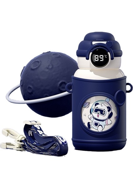 ZHOUHUAN3SHOP 316 Çocuk Yalıtımlı Bardak Akıllı Silikon Kollu Saman Bardaklar Okul Su Bardakları (Yurt Dışından)