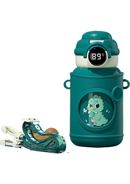 ZHOUHUAN3SHOP 316 Çocuk Yalıtımlı Bardak Akıllı Silikon Kollu Saman Bardaklar Okul Su Bardakları (Yurt Dışından)