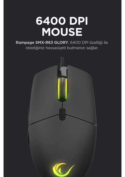 SMX-R63 RGB Oyuncu Mouse BygameX 25x35cm Mousepad 2li Set