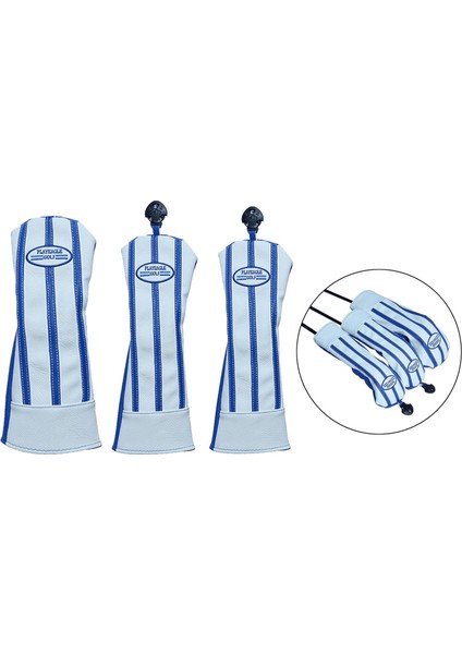 Golf Kılıfı Pu Fairway Şörtüsü Taşıma Aksesuarları Mavi (Yurt Dışından)