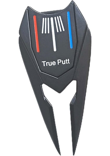 Golf Pitch Onarım Aracı Hafif Golf Yeşil Çatal Golf Top Markeri Siyah (Yurt Dışından)