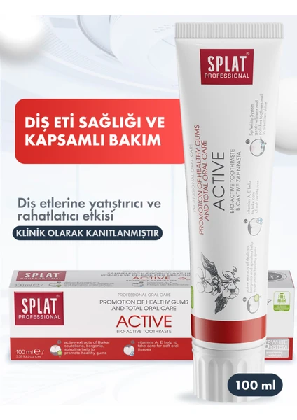 Splat Aktive Diş Macunu 100 ml