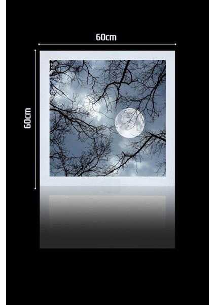 1X1-TEKLI-60X60-TAVANA Yapışık LED PANEL-54W-SIVA Üstü Avize-Kolay Montaj-Ay Işığı- LED