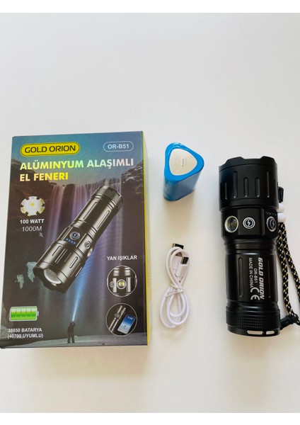 En Güçlü En Gelişmiş 100 Watt El Feneri