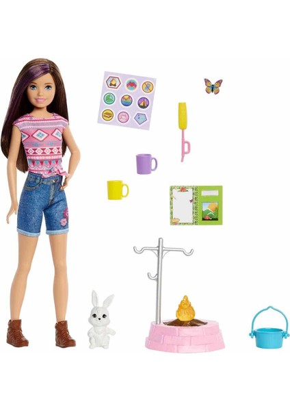 Barbie'nin Kız Kardeşleri Kampa Gidiyor Oyun Seti HDF69-HDF71