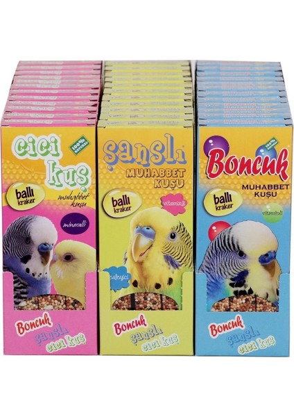 Cicikuş Muhabbet Kuşu Ballı Kraker 100GR fiyatları