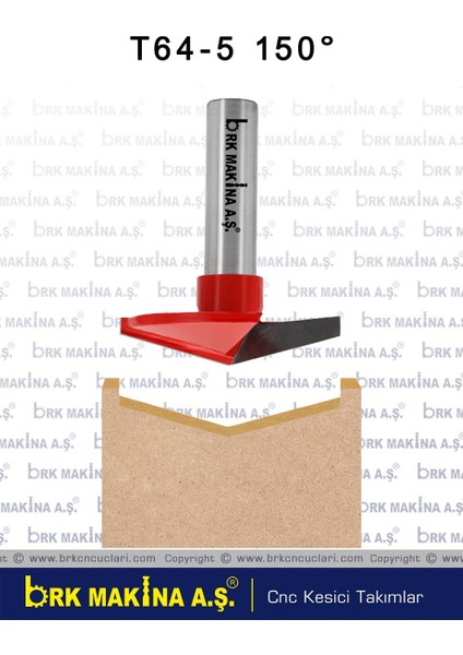 150 Derece Kaynaklı Freze