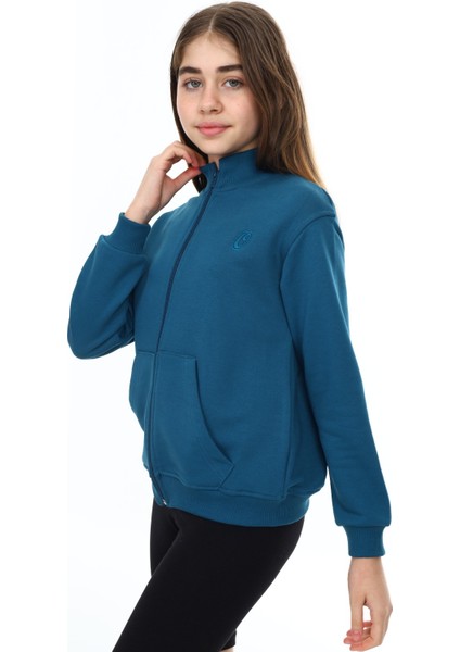 Kız Çocuk Nakışlı Hırka