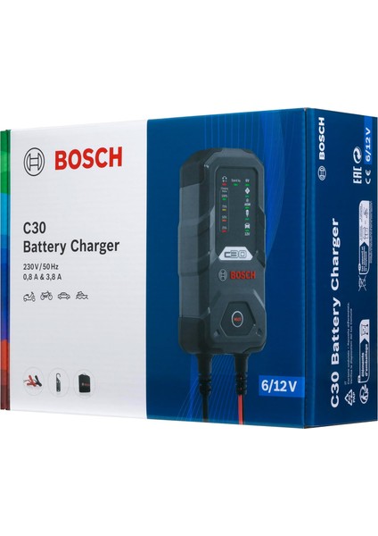 Bosch C30 Akü Şarj Cihazı 6 / 12 V modelleri