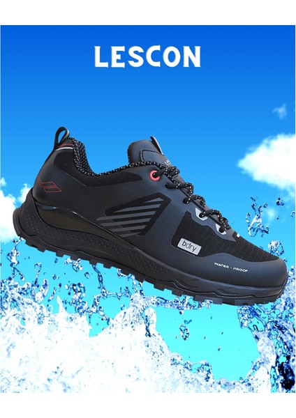 1775-SAFARI Anatomik Tabanlı Waterproof Trekking Ayakkabı - NKT01775-SIYAH-44