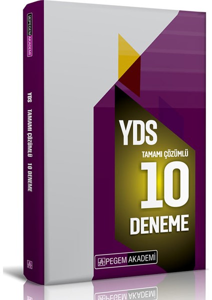 YDS Tamamı Çözümlü 10 Deneme