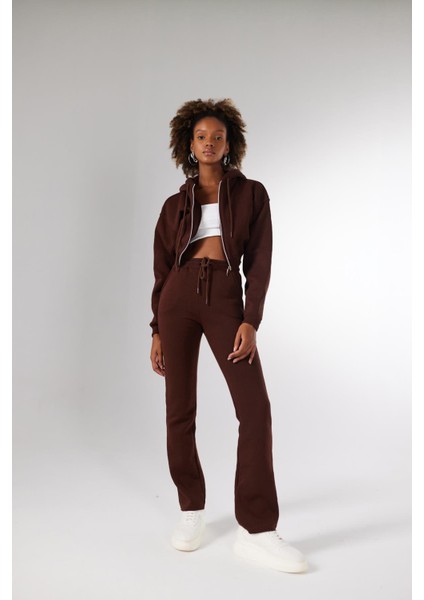 Mixed Eşofman Altı Kahve