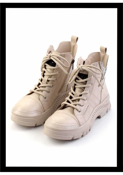 Bej Kadın Bot & Bootie K02050002009
