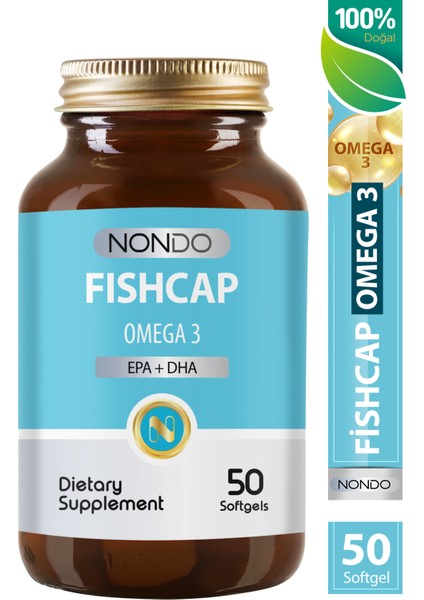 Fıshcap Balık Yağı Omega 3 Epa + Dha 50 Yumuşak Jelatin Kapsül