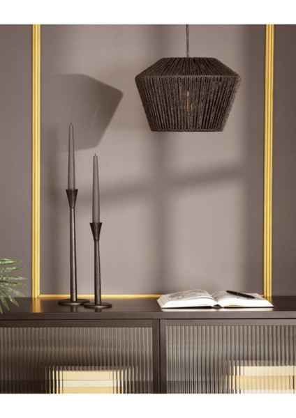 Makrome Pamuk Ipli Siyah Avize fiyatları