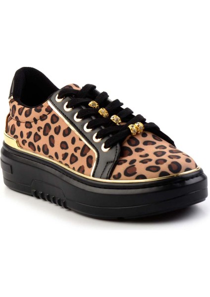 Leopar Kumaş Kadın Sneaker K01345096004 modelleri