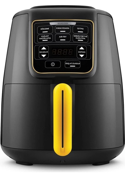 Air Pro Cook Köz Xl Airfryer Black Gold