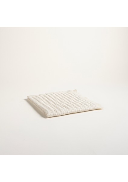 Solıd Waffle Pamuklu El Havlusu 30X50 cm Ekru