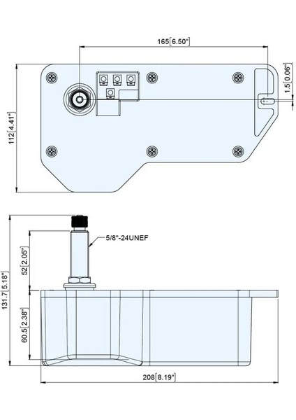 Silecek Motoru Şaft Boyu 51MM 12V