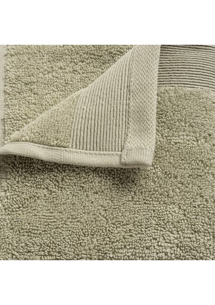 Solıd Bordürlü %100 Pamuk El Havlusu 30x50 Cm Yeşil
