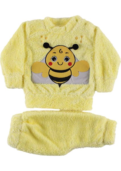 Unisex Sarı Arılı Welsoft 2'li Peluş Takım