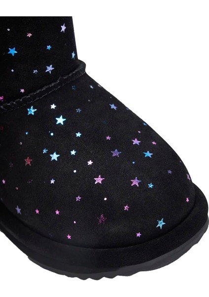 Sparkle Brumby Unisex Çocuk Siyah Bot fırsatları