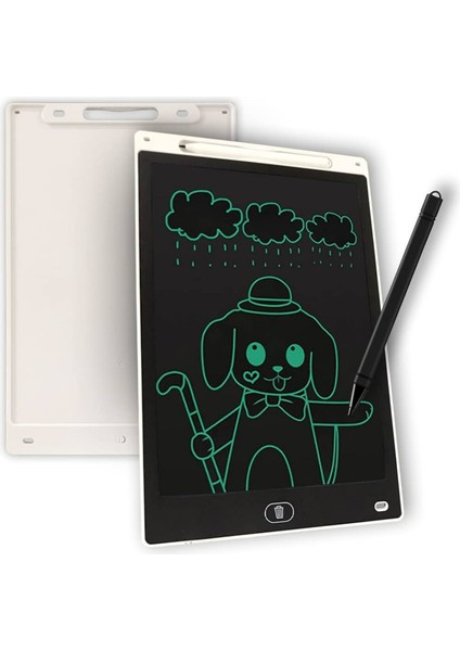 LCD 12.5 Inç Dijital Kalemli Çizim Yazı Tahtası Not Yazma Eğitim Tableti Writing Tablet Büyük Boy