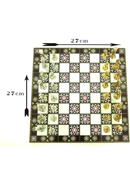 Ynt İthalat Populermarketim - Satranç Seti Zamak L
