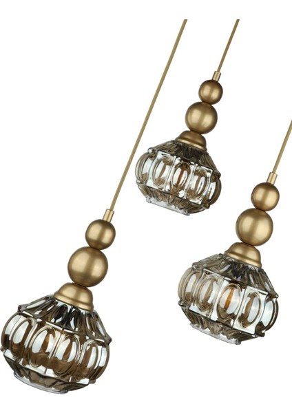 Katana 3.lü Avize Eskitme Bal Cam fırsatları