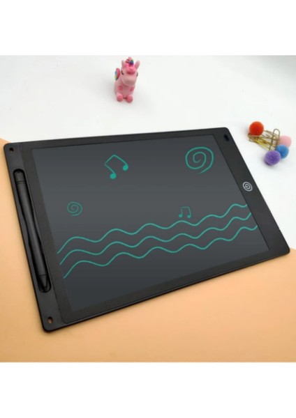 LCD 12.5 Inç Dijital Kalemli Çizim Yazı Tahtası Not Yazma Eğitim Tableti Writing Tablet Büyük Boy