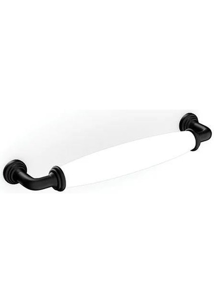 Mat Siyah 96 mm Porselen Kulp Leo