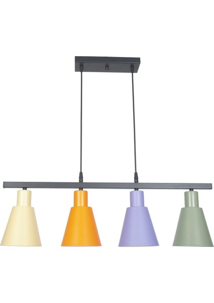 Trend Modern Metal Sıvama Mi x A Krem Sarkıt Cafe -Yemek Masası Üstü -Salon 4 Lü Avize fiyatları