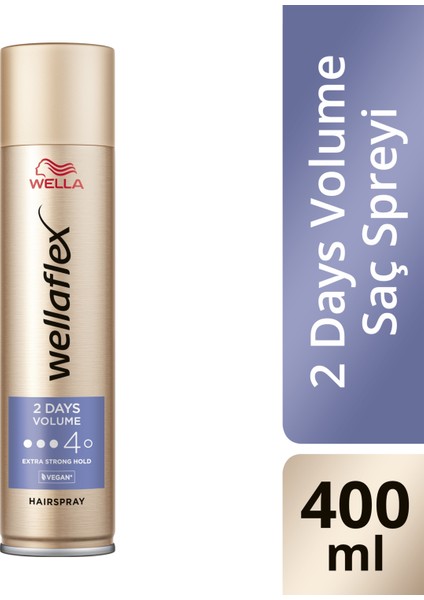 Wella 2 Days Volume 2 Gün Boyunca Hacim Veren Saç Spreyi 400 ml