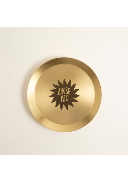 Emirgan Pirinç Tabak 18 cm Gold modelleri