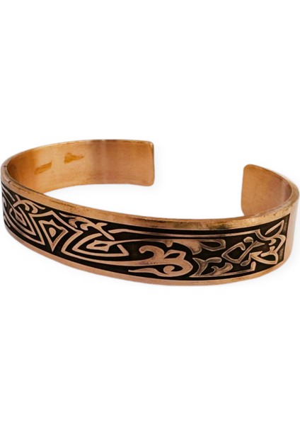 Lazer Motifli, Dualı Bakır Bileklik fırsatları