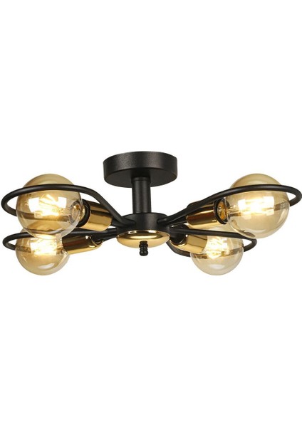 Kasım 4.lü Avize Siyah modelleri